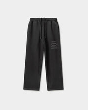 VINTAGE BLACK STRAIGHT-LEG SWEATPANTS
